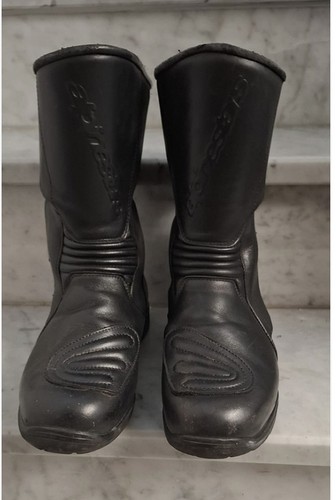 Gut erhaltene motorrad stiefel - gut,
