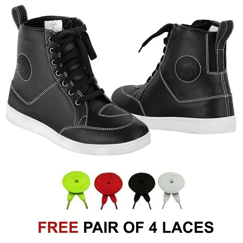 Motorrad sneaker aus leder - aus,